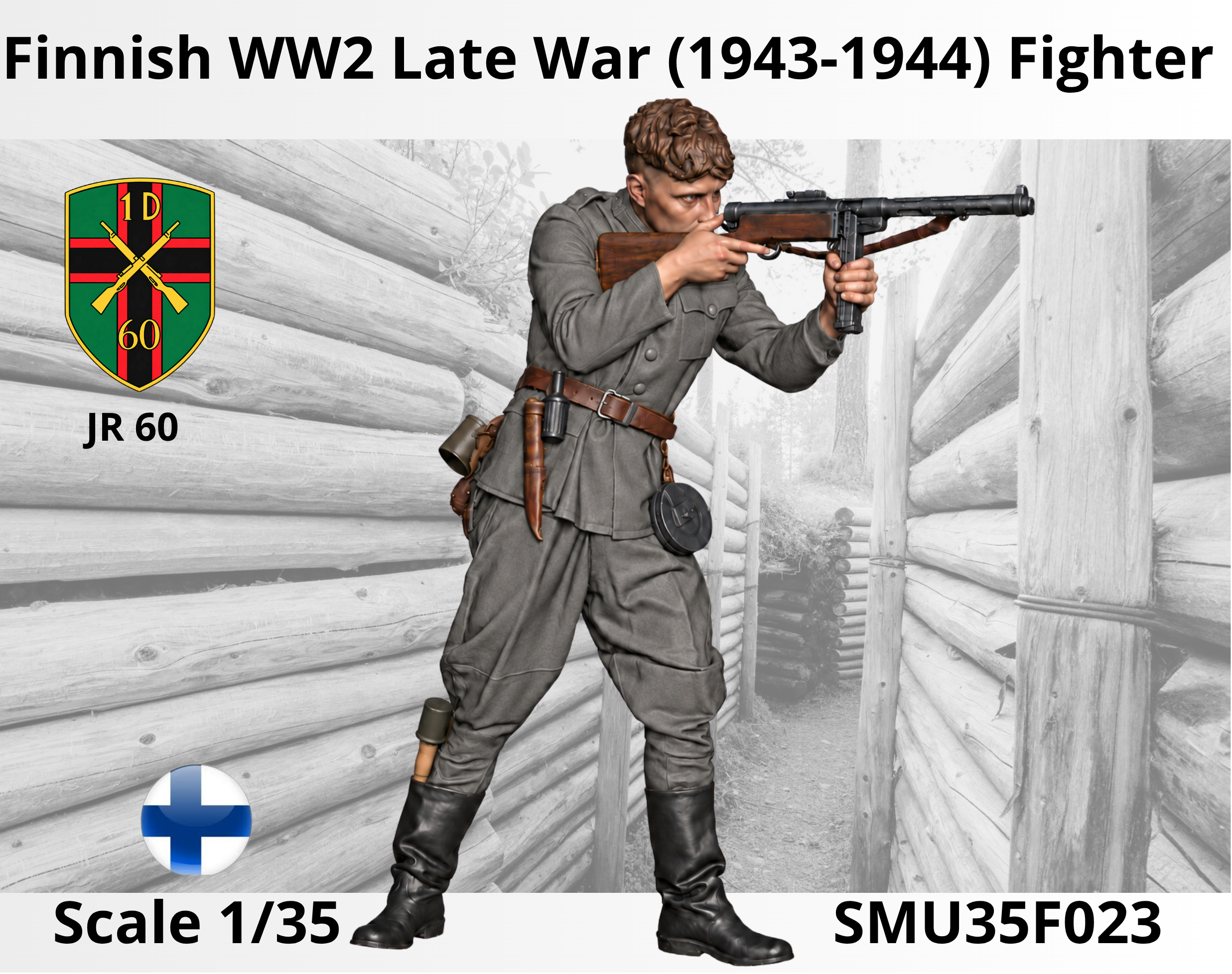 Finnish WW2 late war (1943-1944) fighter 1/35 - Image 13
